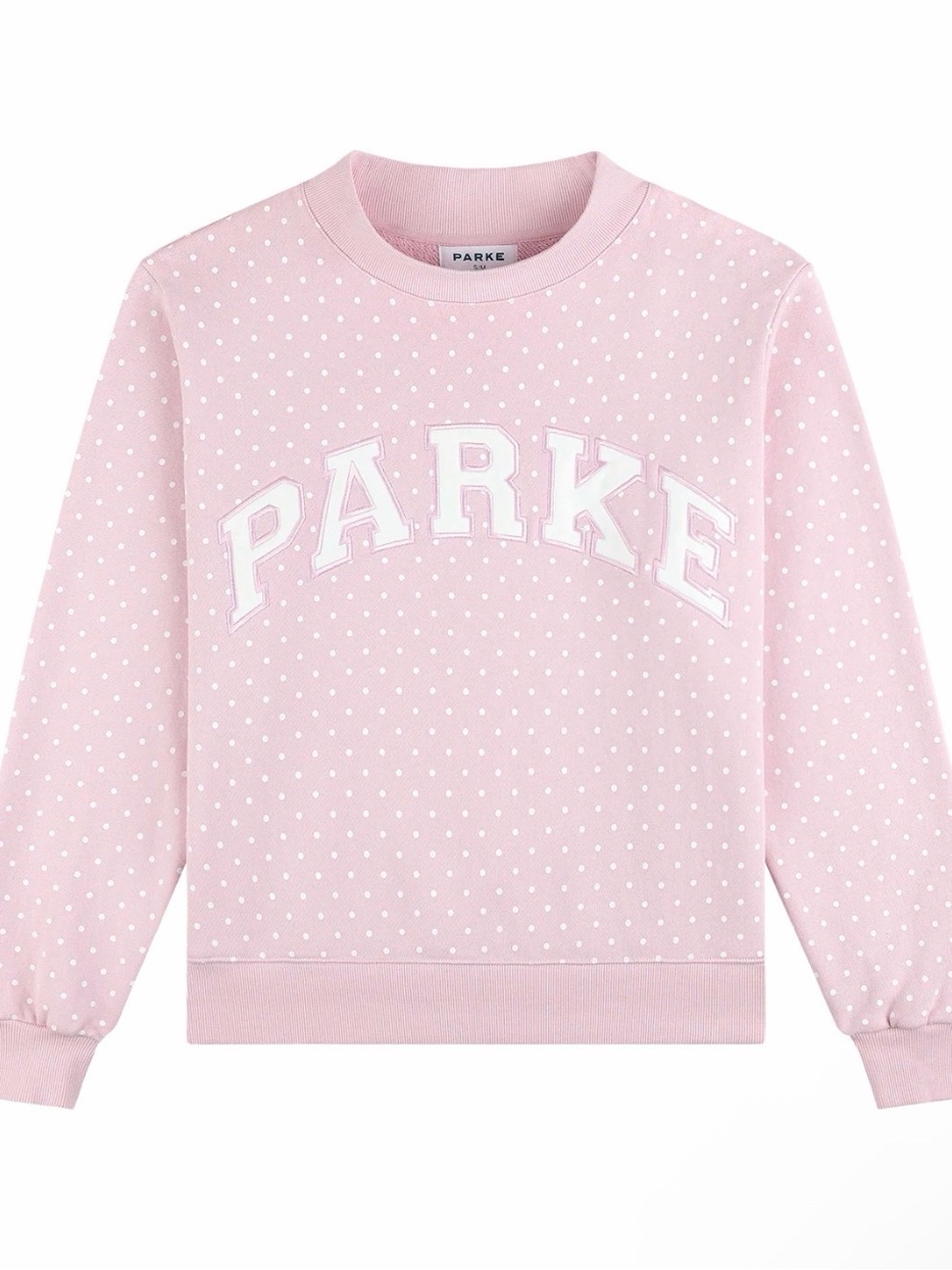 NWT PARKE Polka Dot Varsity Mockneck in Sprinkle Polka Dots Colorway